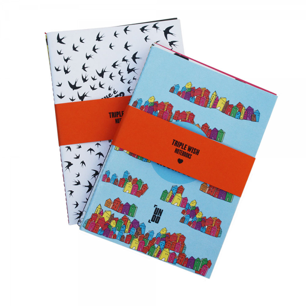 Triple Wish Notebooks