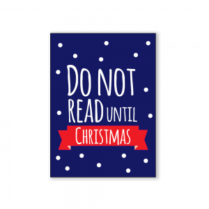 Do not read until christmas